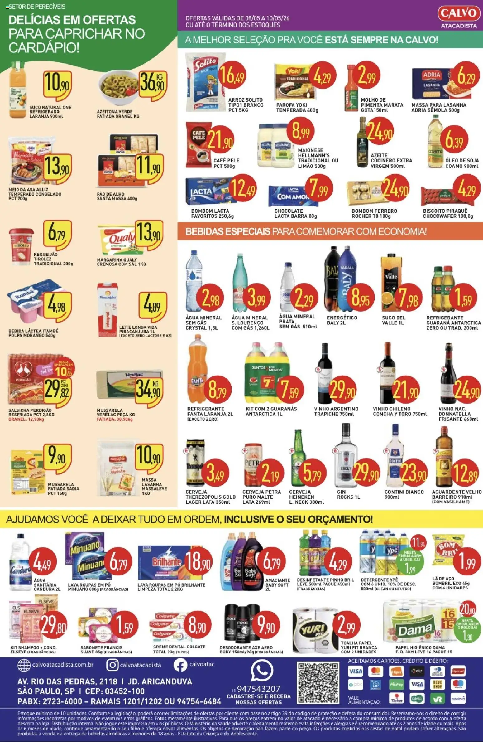 Calvo Atacadista Folheto - válido de 06.05.2026 | Página: 2 | Produtos: Energético, Café, Sabonete, Soja