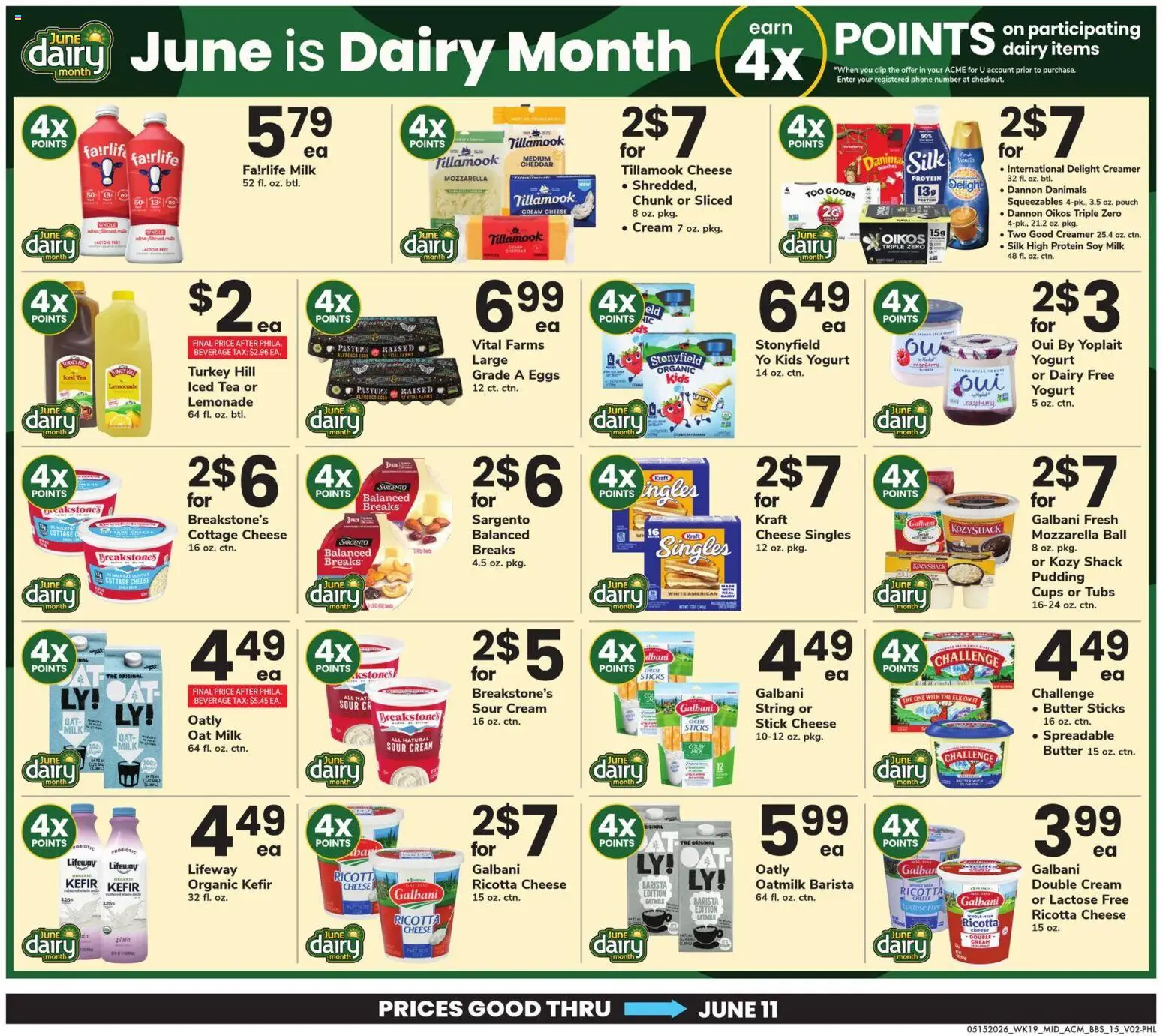 Acme Big Book of Savings - valid from 15.05.2026 | Page: 15 | Products: Clip, Milk, Yogurt, Eggs