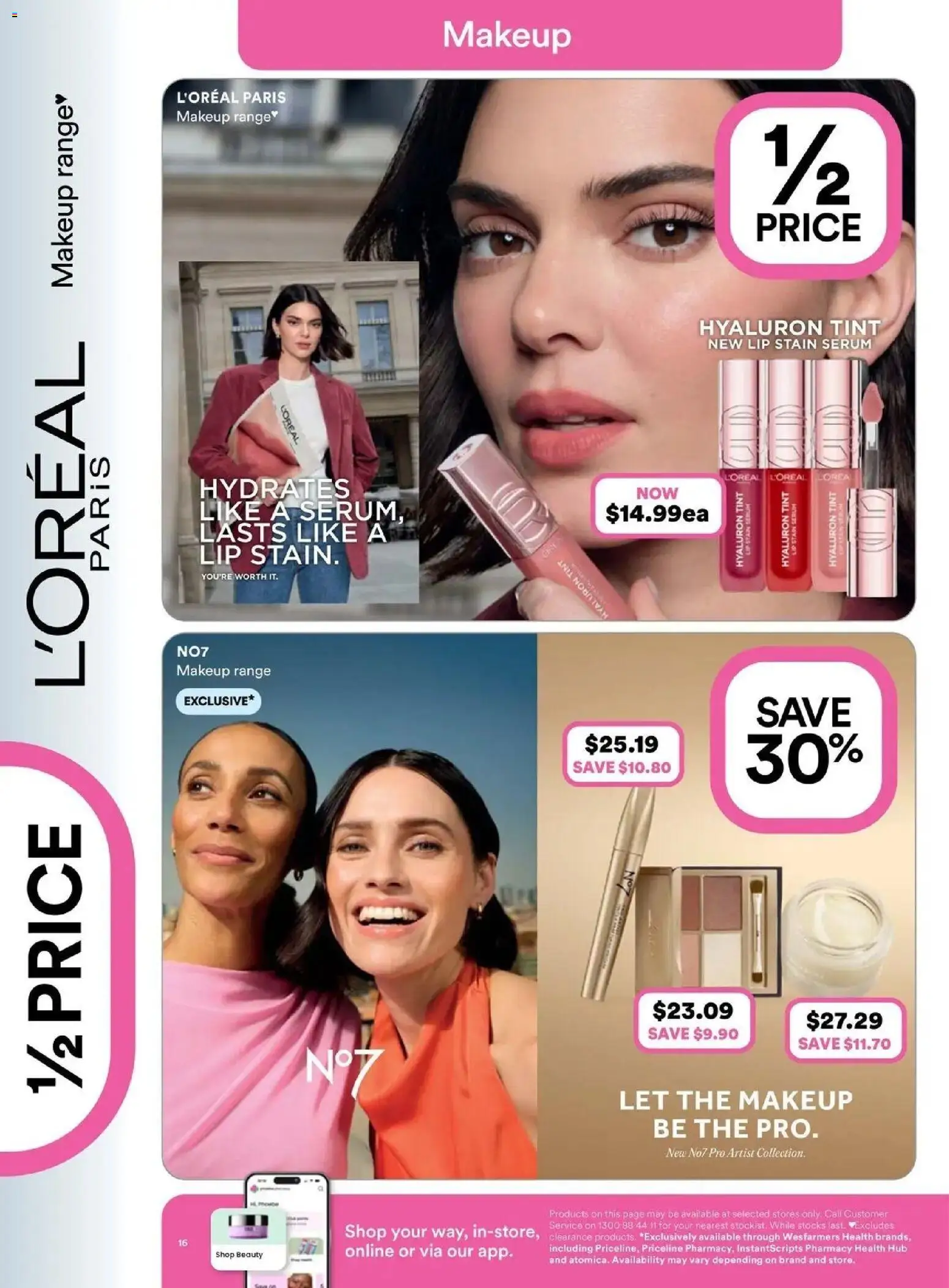 Priceline Pharmacy catalogue - valid from 01/07/2026 | Page: 16 | Products: Makeup, Lip stain