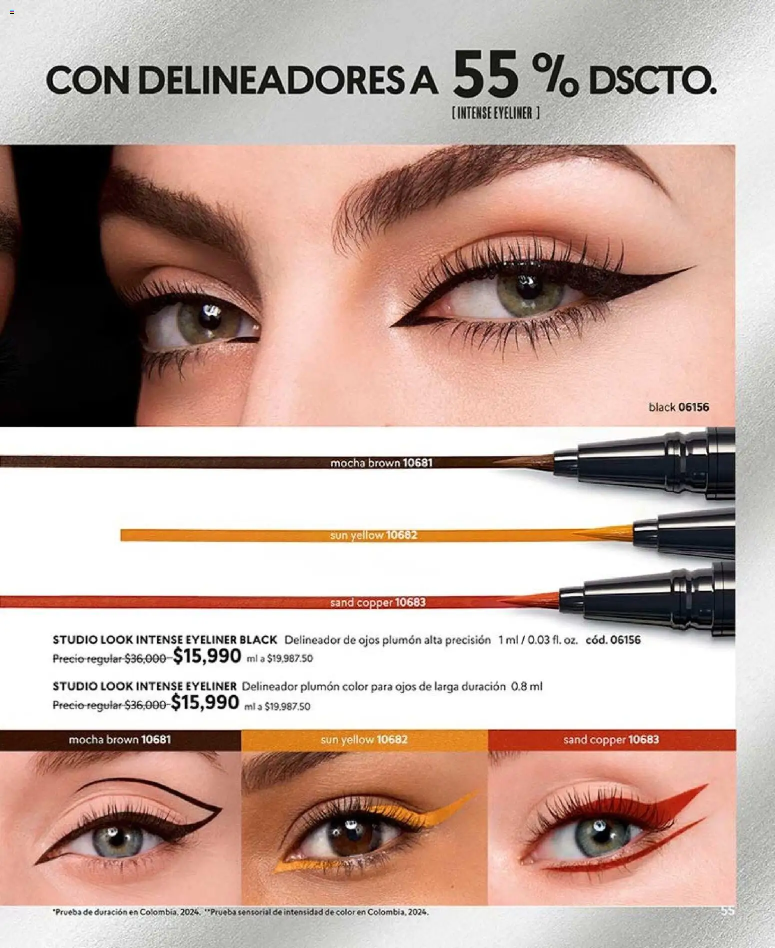 CyZone revista - valida desde el 17/08/2026 | Página: 55 | Productos: Delineador de ojos, Delineador