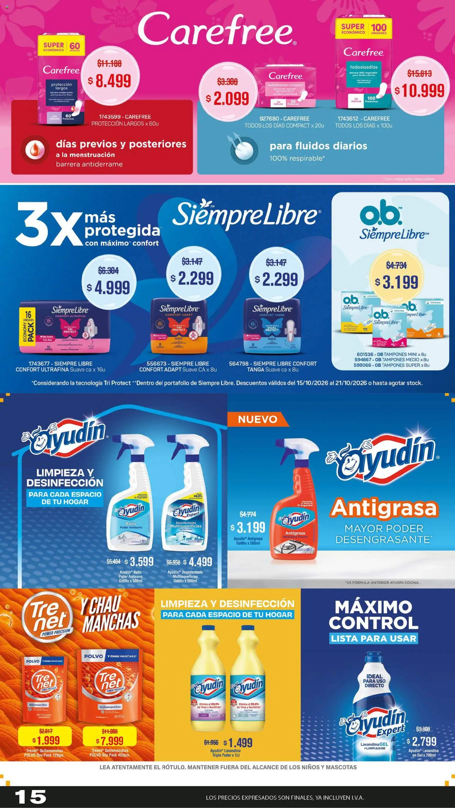 Makro - Ofertas especiales │ válido desde el 15/10/2026 | Página: 15