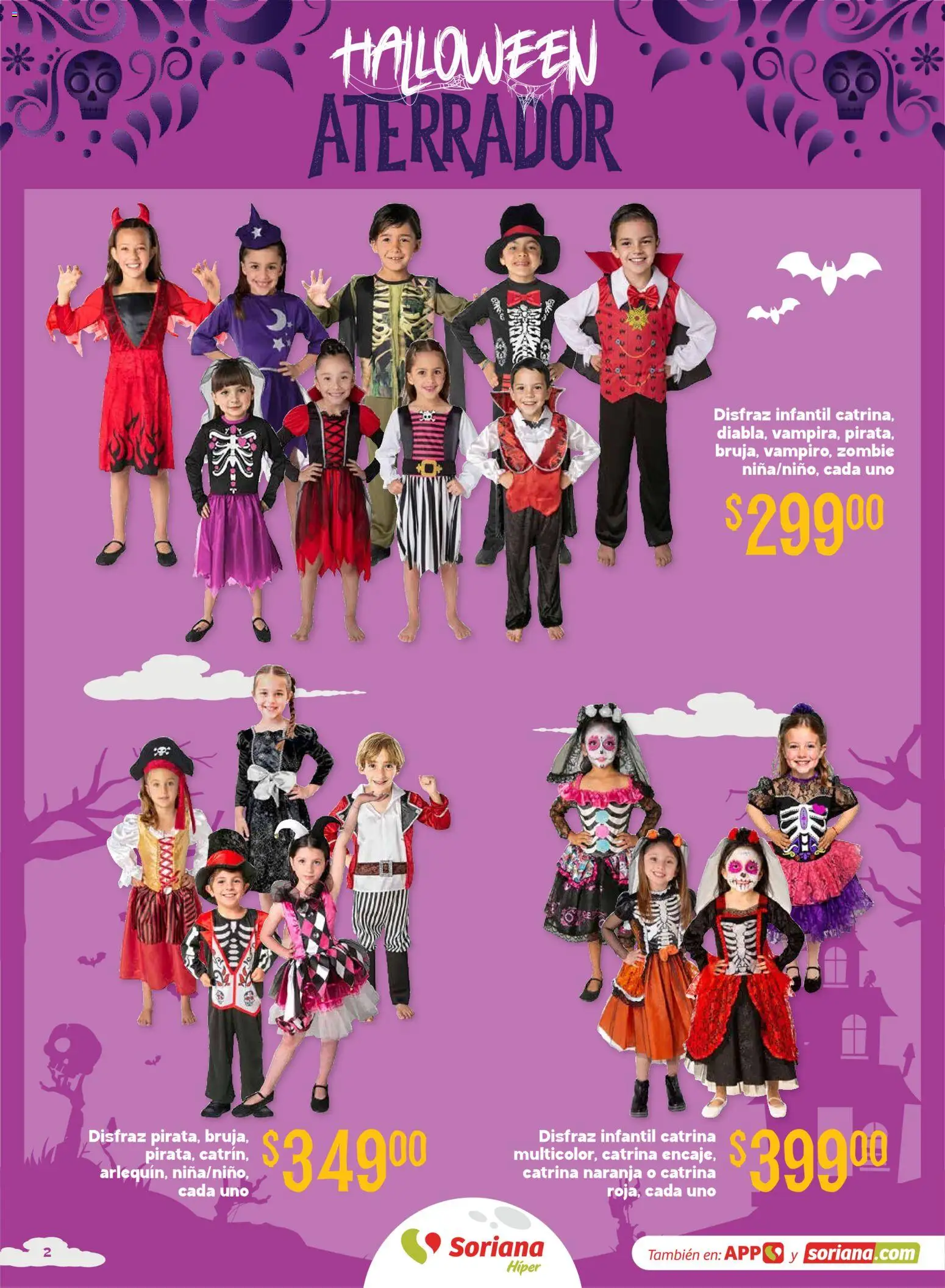 Nuevas ofertas de Soriana válidas en toda la República Mexicana desde el 01/10/2026. ¡Encuentra las mejores ofertas en Soriana Híper - Halloween y Día de muertos! | Página: 2