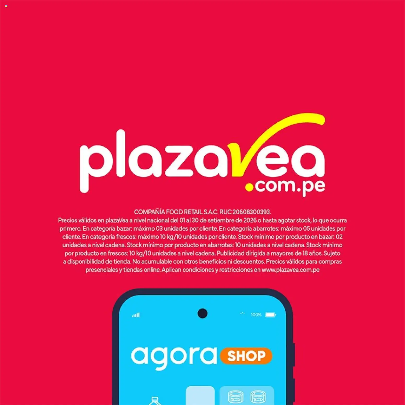 Catálogo Plaza Vea válido desde 01/09/2026 | Página: 62