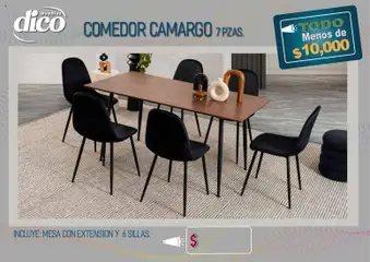 Vista previa de Muebles Dico catálogo Todo menos de 10000 Pacifico, nuevo folleto de la tienda, válido en México a partir del 09.04.2026 | Página: 30