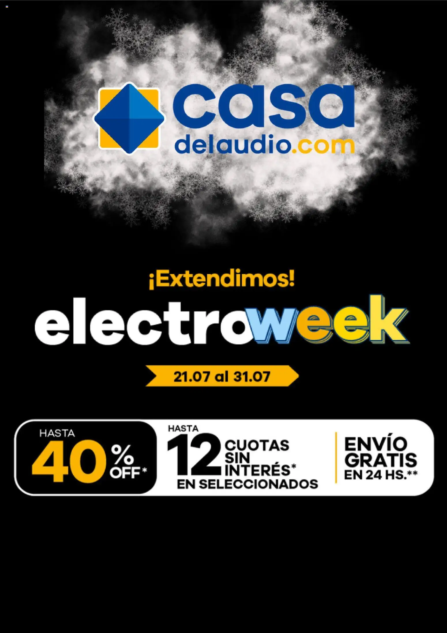 Casa del Audio - electro- week │ válido desde el 27/07/2026 | Página: 1
