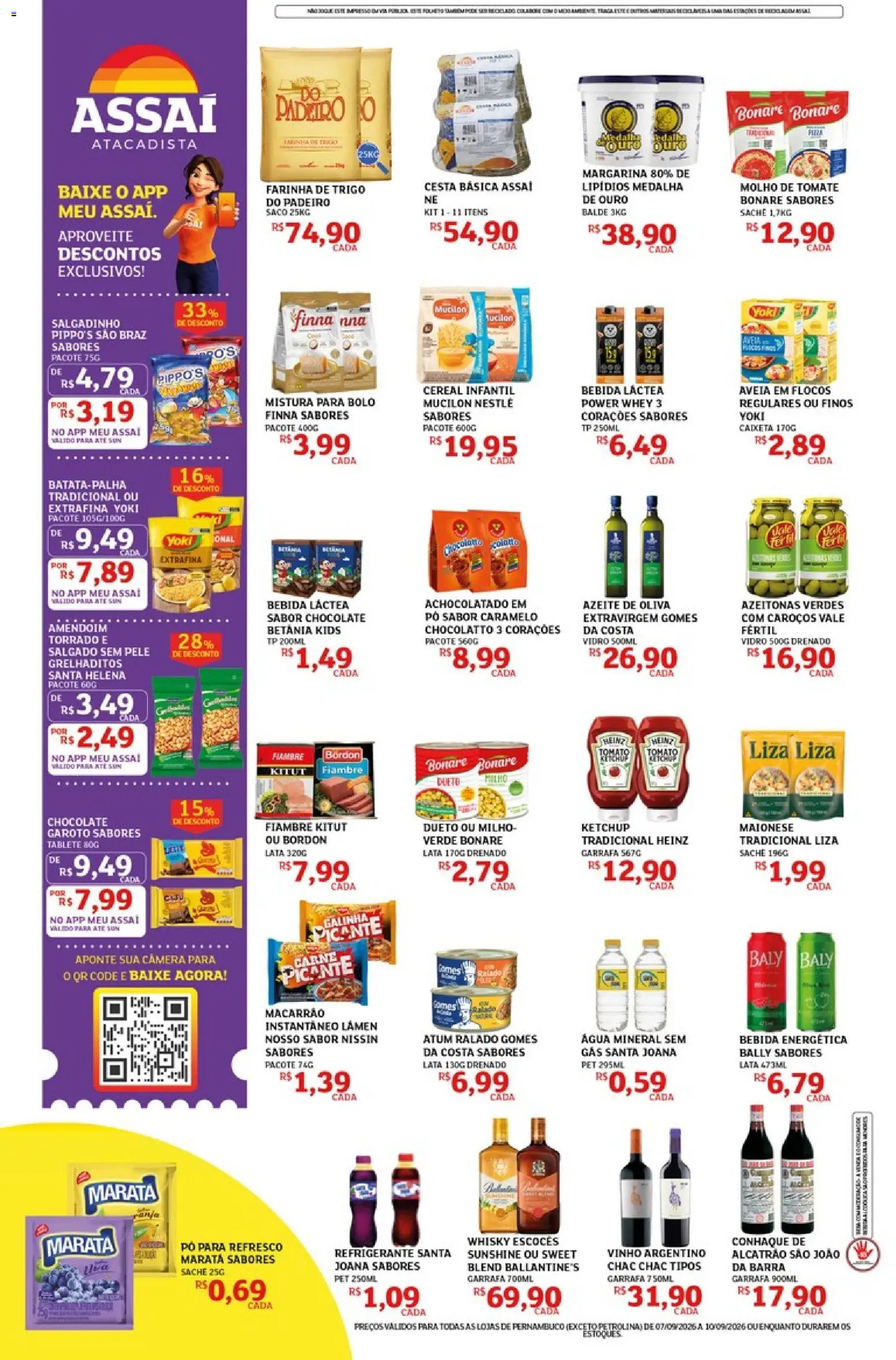 Assaí Atacadista Folheto - válido de 07/09/2026 | Página: 2 | Produtos: Whisky, Achocolatado, Atum, Câmera