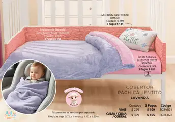 Vista previa de Colchas Concord catálogo Baby, nuevo folleto de la tienda, válido en México a partir del 01.05.2026 | Página: 47 | Productos: Cobertor, Cama, Body, Cuna