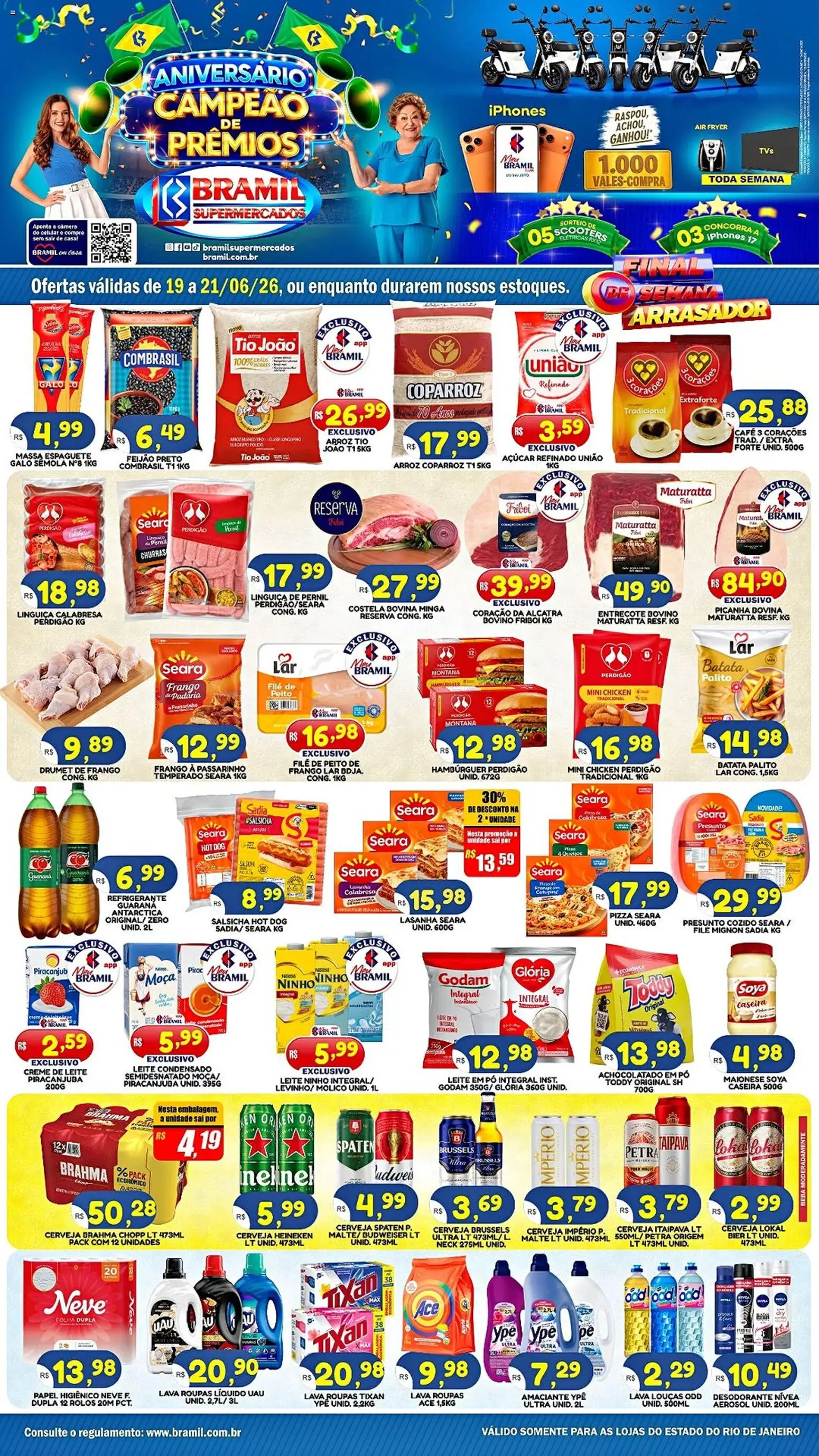Bramil Supermercados Folheto - válido de 19.06.2026 | Página: 1