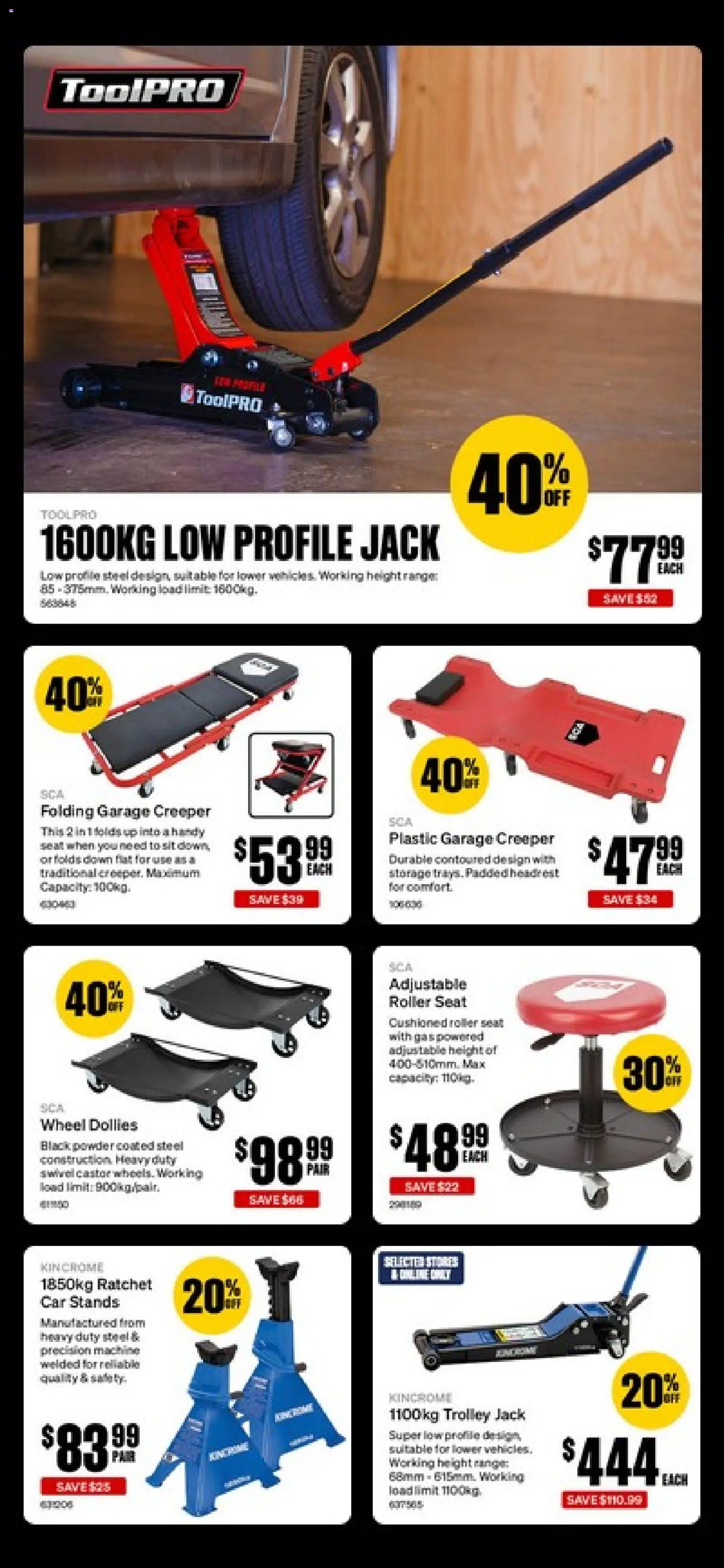 Supercheap Auto catalogue - valid from 10.06.2026 | Page: 38 | Products: Powder, Trolley, Hat
