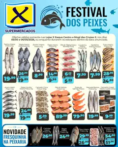 X Supermercados ofertas Festival dos Peixes - Pré-Visualização do folheto da loja X Supermercados, válido de 05.05.2026