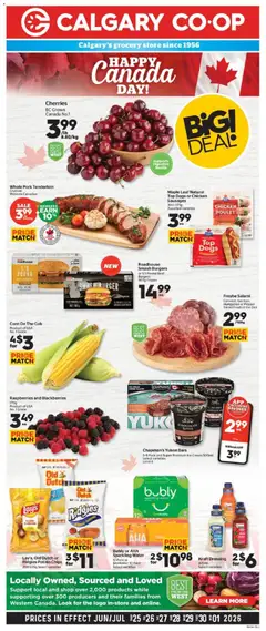 Preview of Calgary Co-op weekly flyer / circulaire from shop Calgary Co-op valid from Jun 25, 2026