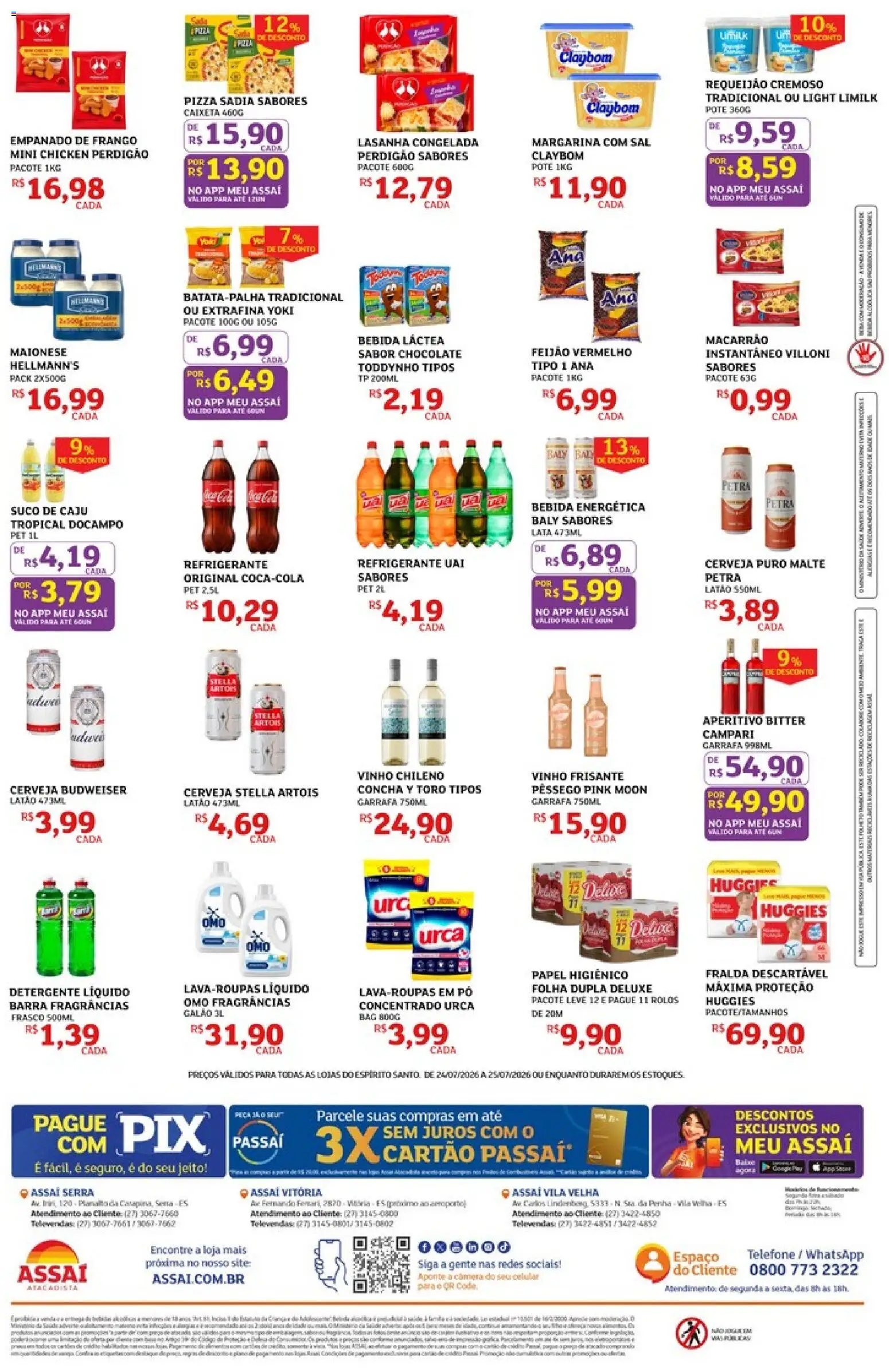 Assaí Atacadista ofertas - ES de 24/07/2026 — page 1