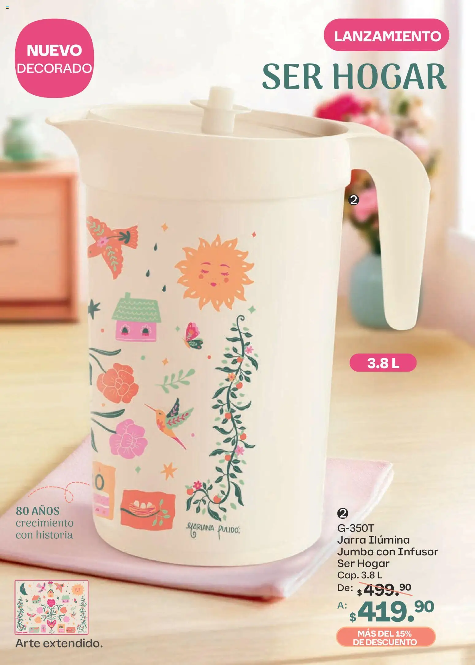 Nuevas ofertas de Tupperware válidas en toda la República Mexicana desde el 10/08/2026. ¡Encuentra las mejores ofertas en Tupperware catálogo! | Página: 109 | Productos: Jarra