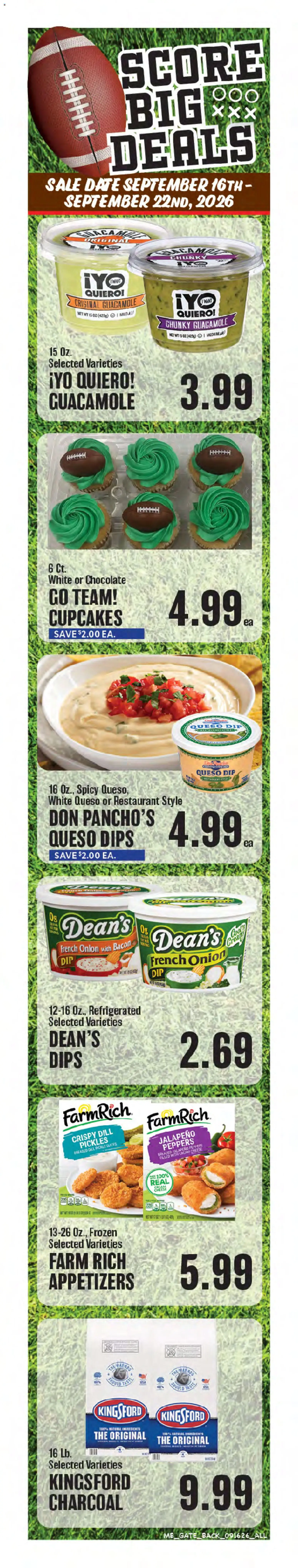 Market Basket Weekly Ad - valid from 09/16/2026 | Page: 2 | Products: Guacamole, Chocolate, Date, Onion