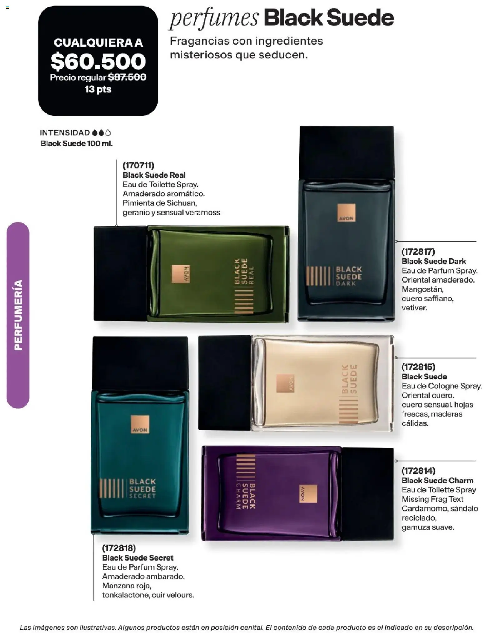 Avon revista - valida desde el 15/07/2026 | Página: 77 | Productos: Gamuza, Manzana, Perfumes, Eau de toilette