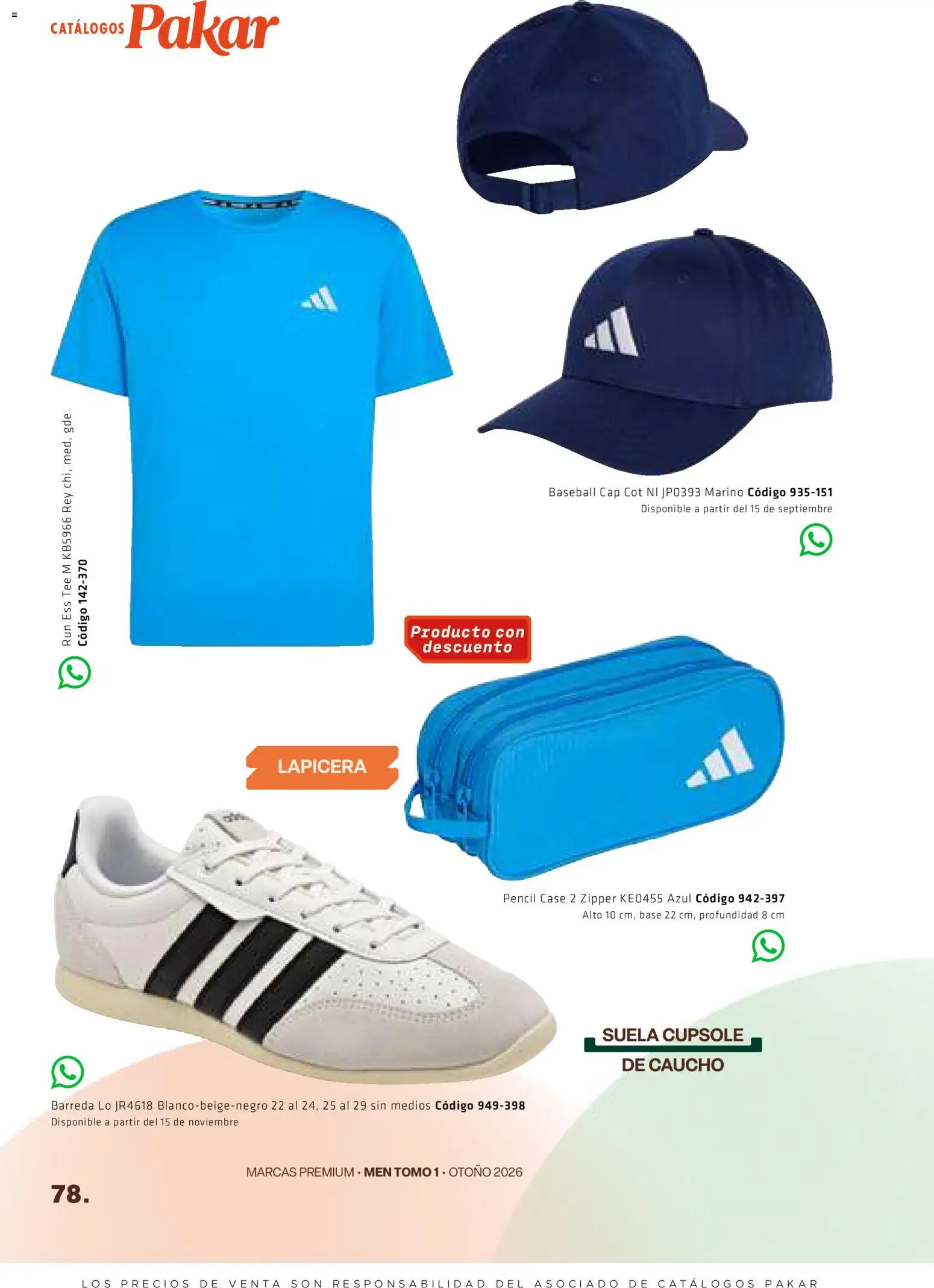 Nuevas ofertas de SC Pakar válidas en toda la República Mexicana desde el 28/08/2026. ¡Encuentra las mejores ofertas en SC Pakar catálogo Premium Men Tomo 1! | Página: 78
