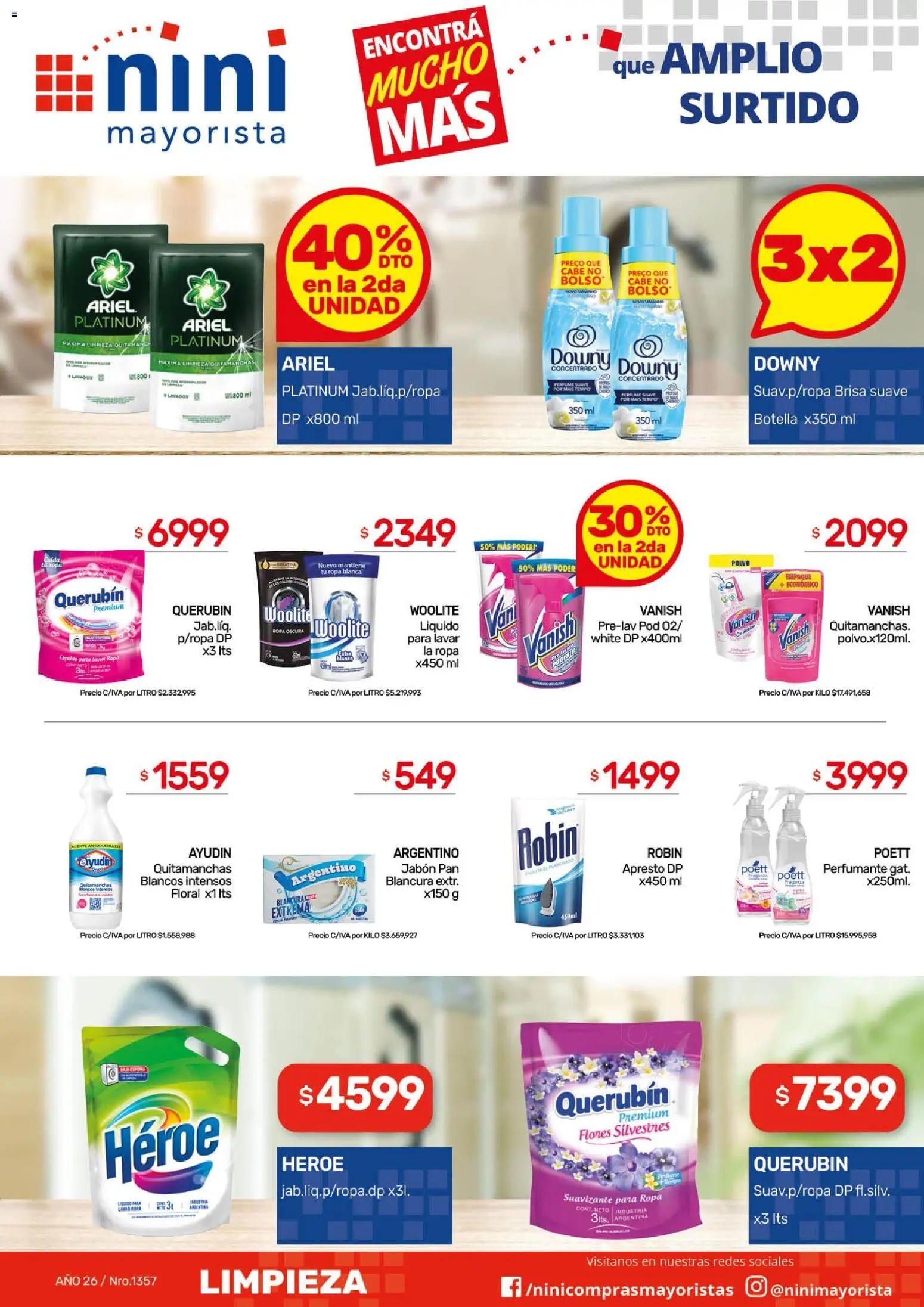 NINI Mayorista ofertas │ válido desde el 27.04.2026 | Página: 8 | Productos: Perfume, Jabón, Quitamanchas, Suavizante