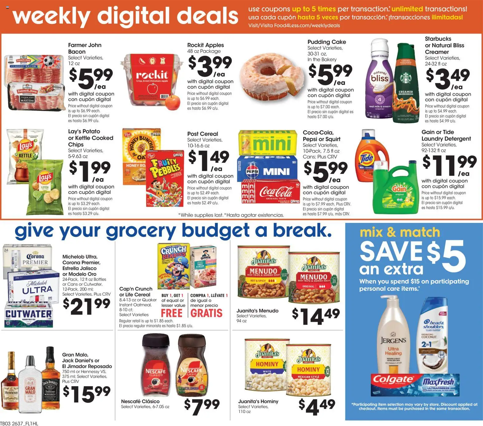 Food 4 Less Weekly Ad - valid from 10/14/2026 | Page: 4