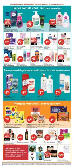 Preview of Pharmaprix weekly flyer / circulaire from shop Pharmaprix valid from Aug 22, 2026 | Page: 17