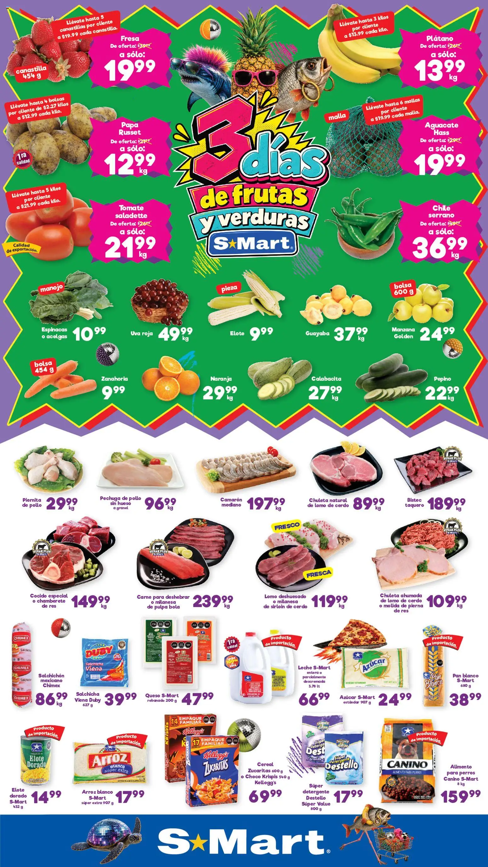 Nuevas ofertas de S-Mart válidas en toda la República Mexicana desde el 06/10/2026. ¡Encuentra las mejores ofertas en S-Mart folleto! | Página: 1