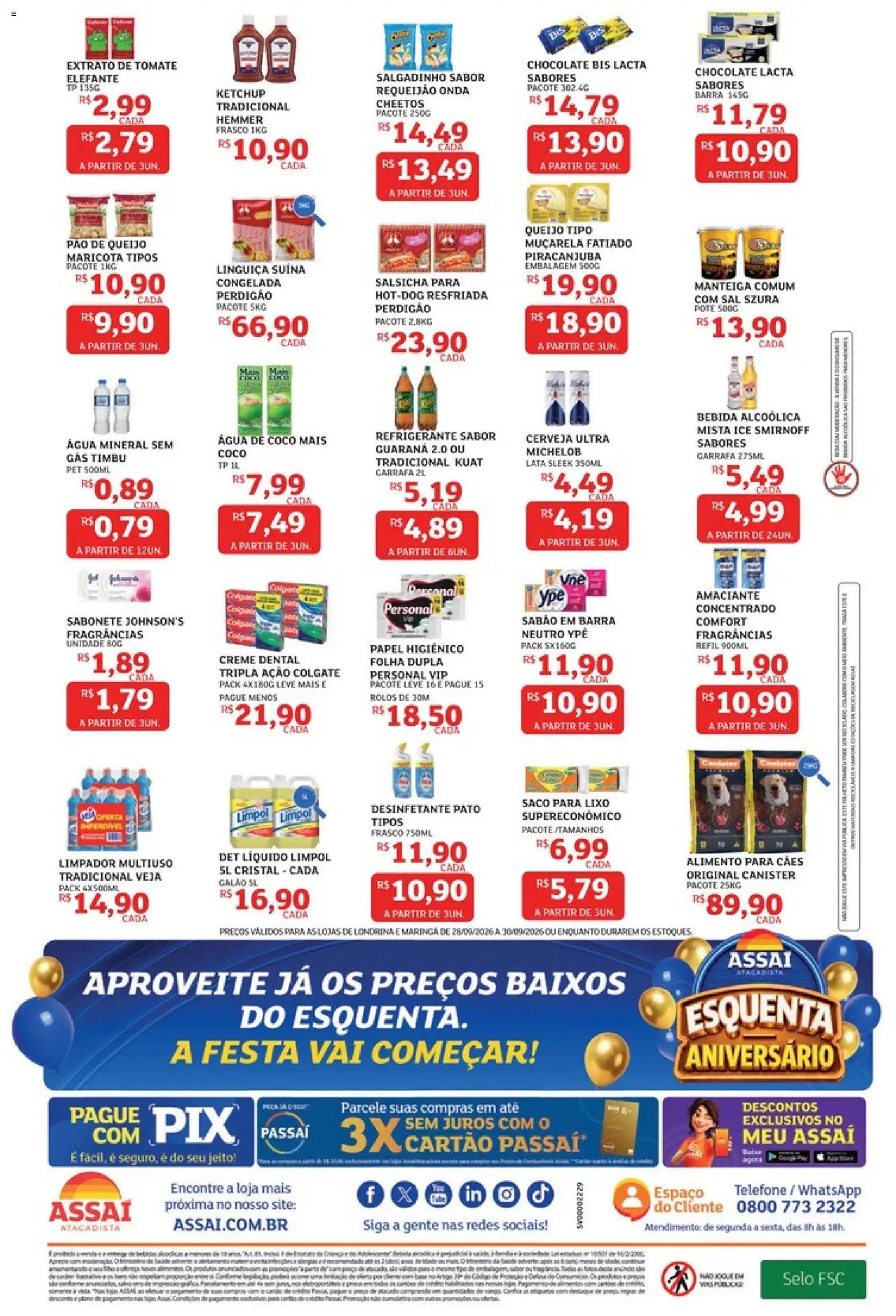 Assaí Atacadista Folheto - válido de 28/09/2026 | Página: 2