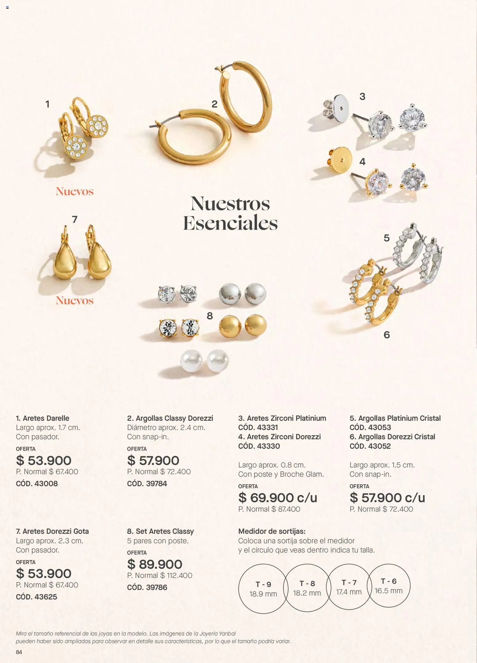 Yanbal revista - valida desde el 20/06/2026 | Página: 84 | Productos: Aretes, Sobre