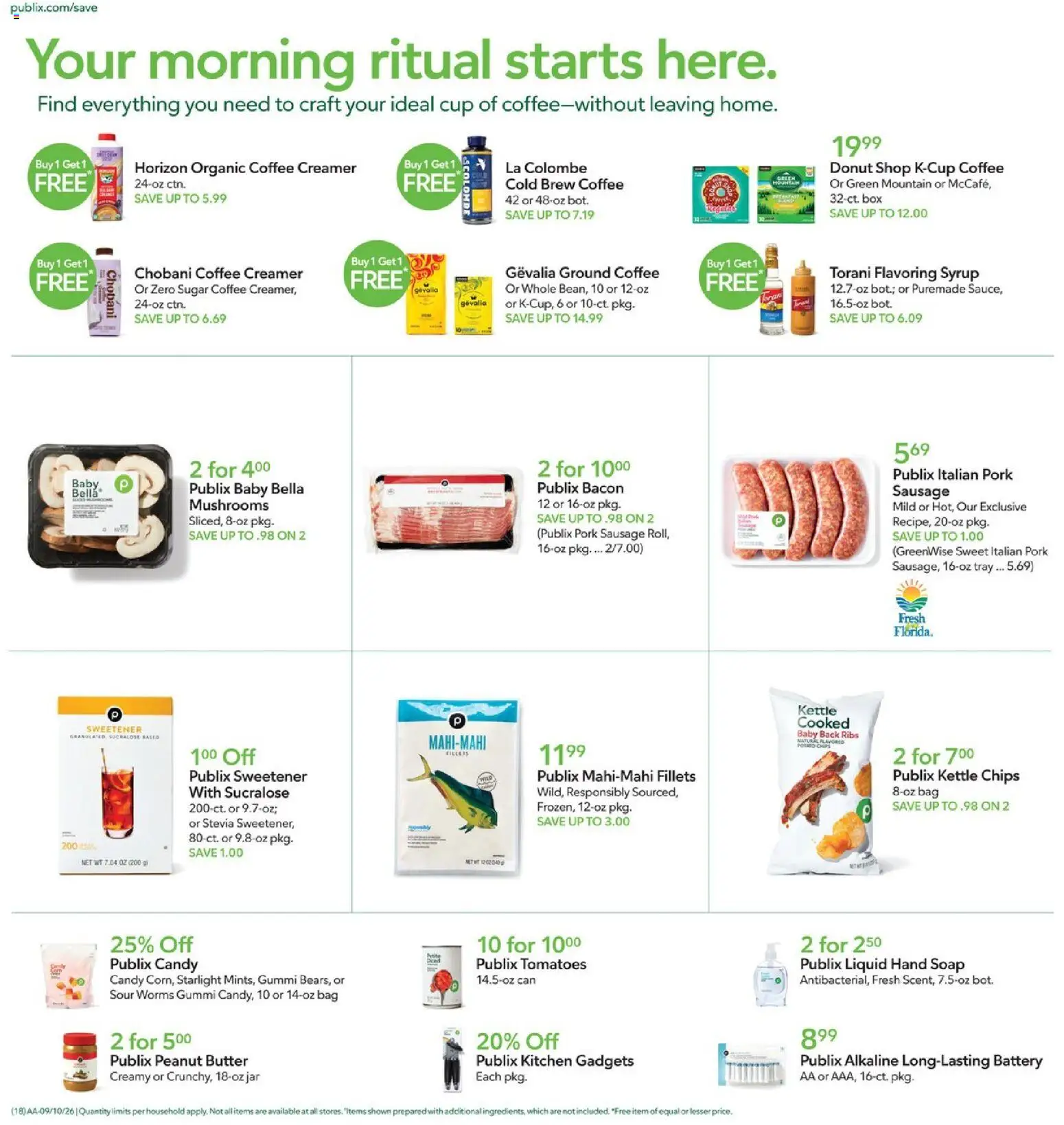 Publix Weekly Ad - valid from 09/09/2026 | Page: 18