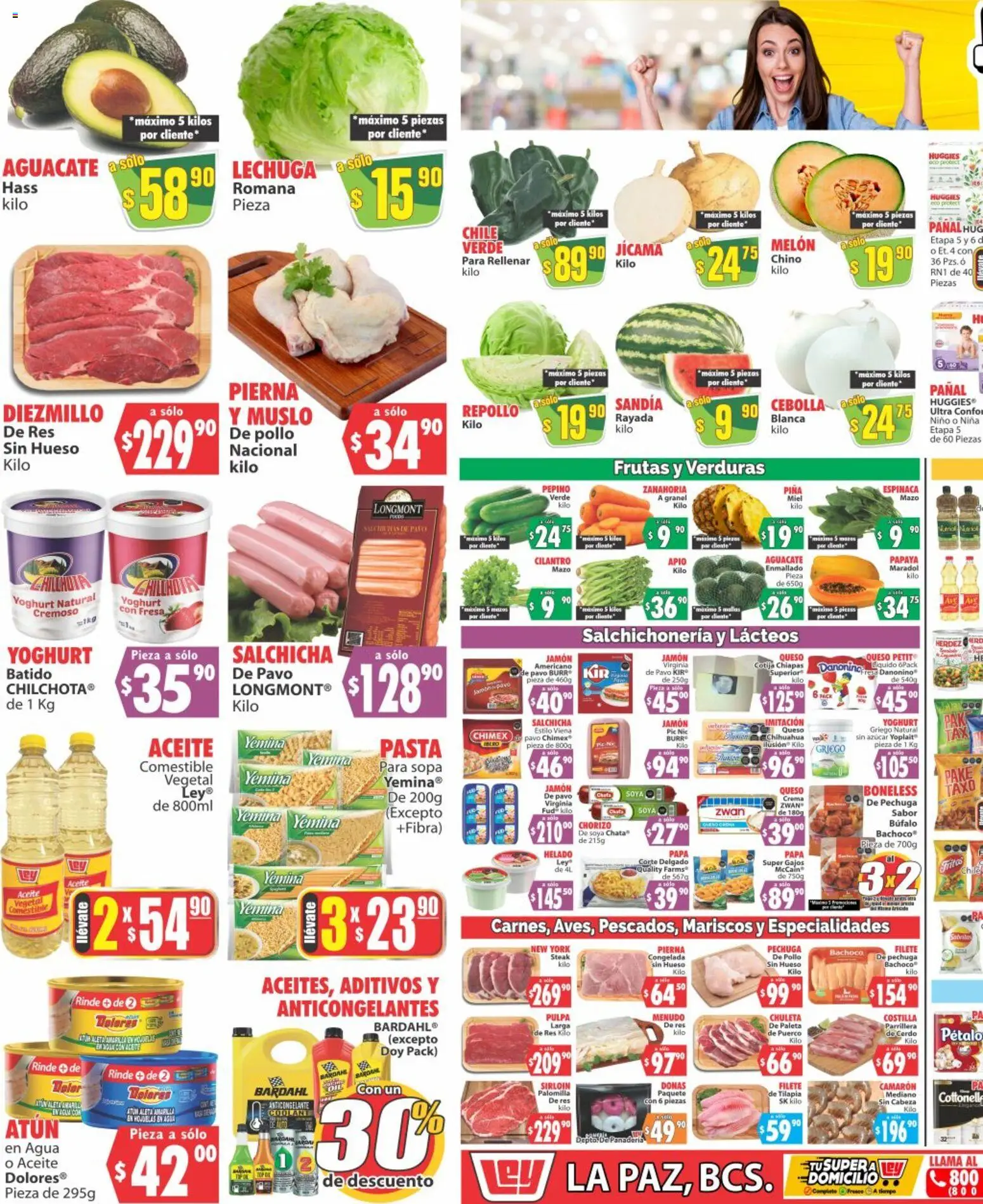 Nuevas ofertas de Casa Ley válidas en toda la República Mexicana desde el 16.05.2026. ¡Encuentra las mejores ofertas en Casa Ley folleto Todo es ahorro La Paz, BCS! | Página: 2 | Productos: Fresa, Azúcar, Chorizo, Mallas