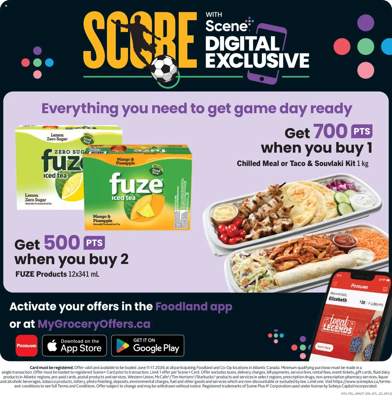 Foodland flyer valid from 11.06.2026 | Page: 9 | Products: Tea, Pineapple, Game