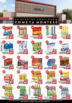 Cometa Supermercados ofertas Exclusivas Montese - Pré-Visualização do folheto da loja Cometa Supermercados, válido de 29/09/2026 | Página: 1 | Produtos: Pão, Cerveja, Roupas, Leite em pó