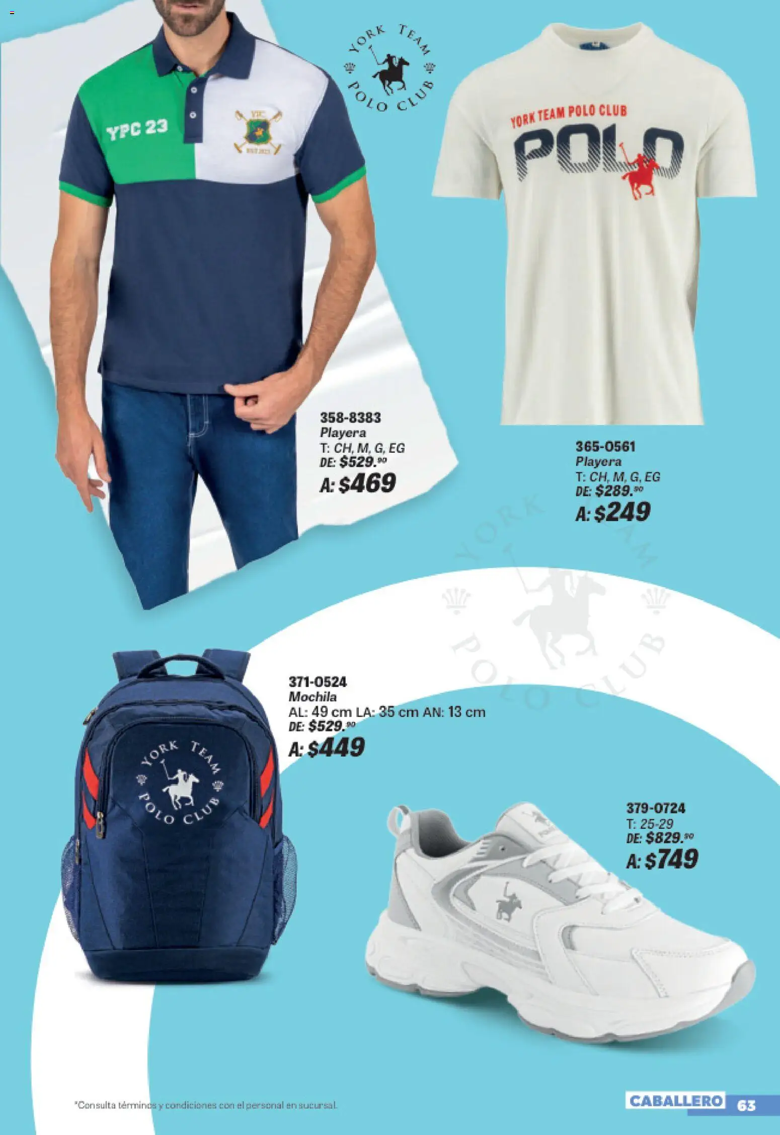 Nuevas ofertas de Andrea válidas en toda la República Mexicana desde el 19/07/2026. ¡Encuentra las mejores ofertas en Andrea catálogo Sports Week! | Página: 63 | Productos: Mochila, Playera
