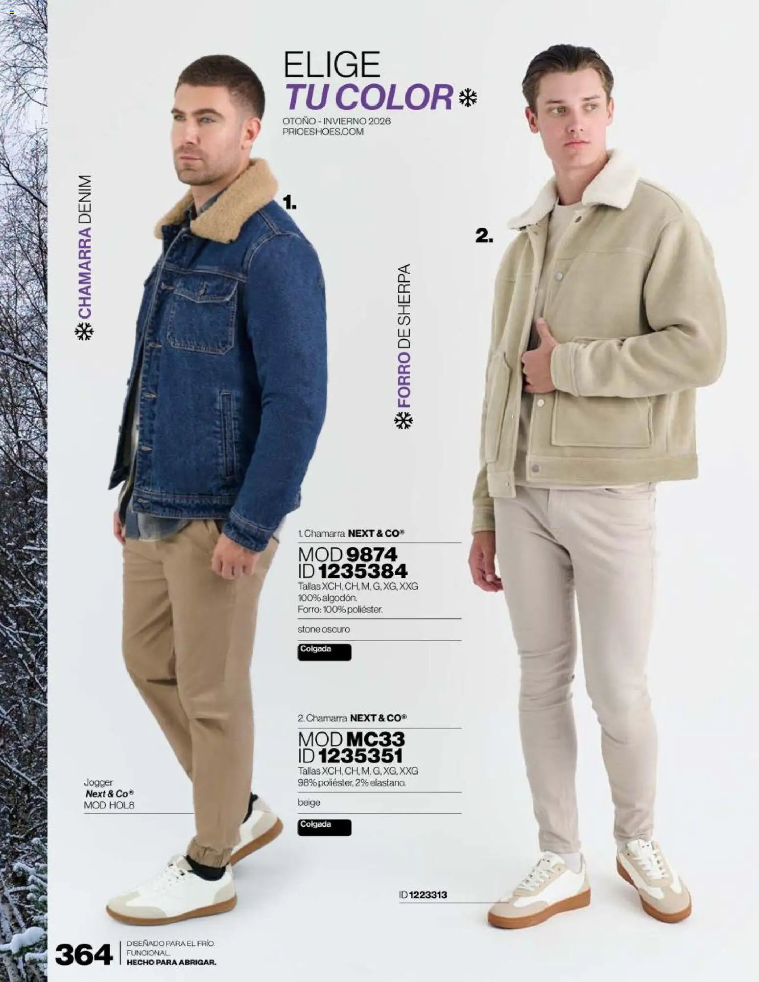 Nuevas ofertas de Price Shoes válidas en toda la República Mexicana desde el 16/09/2026. ¡Encuentra las mejores ofertas en Price Shoes catálogo Abrigador! | Página: 364 | Productos: Chamarra