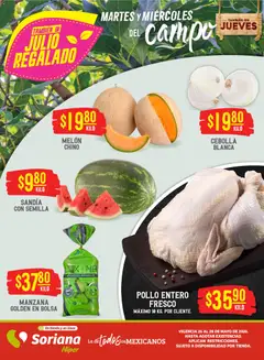 Vista previa de Soriana Martes y Miércoles del Campo Híper: Tamaulipas (excepto Cd. Victoria y Tampico), nuevo folleto de la tienda, válido en México a partir del 26.05.2026