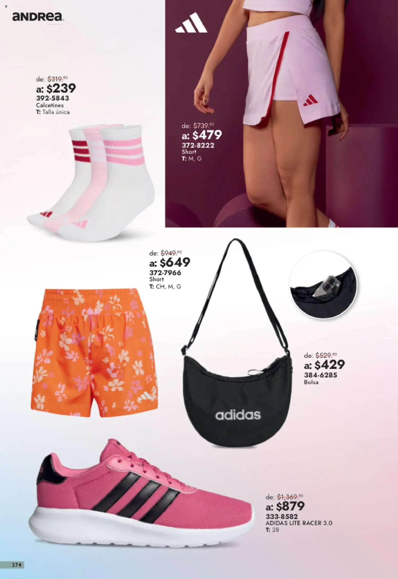 Nuevas ofertas de Andrea válidas en toda la República Mexicana desde el 26/07/2026. ¡Encuentra las mejores ofertas en Andrea catálogo Outlet! | Página: 274