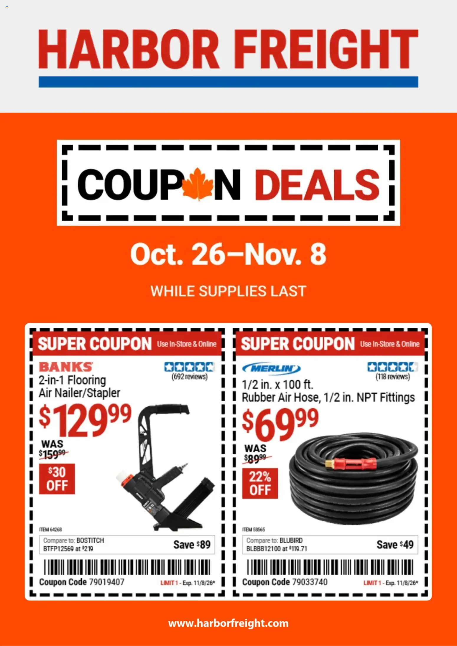 Harbor Freight Weekly Ad - valid from 10/26/2026 | Page: 1