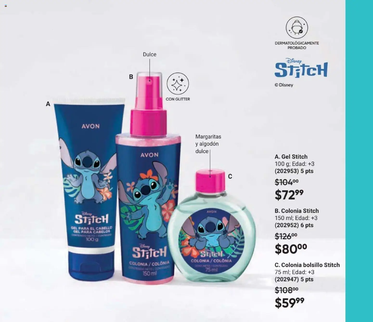 Nuevas ofertas de AVON válidas en toda la República Mexicana desde el 02/10/2026. ¡Encuentra las mejores ofertas en AVON Casa & Estilo 15 2026! | Página: 149 | Productos: Glitter, Algodón, Dulce