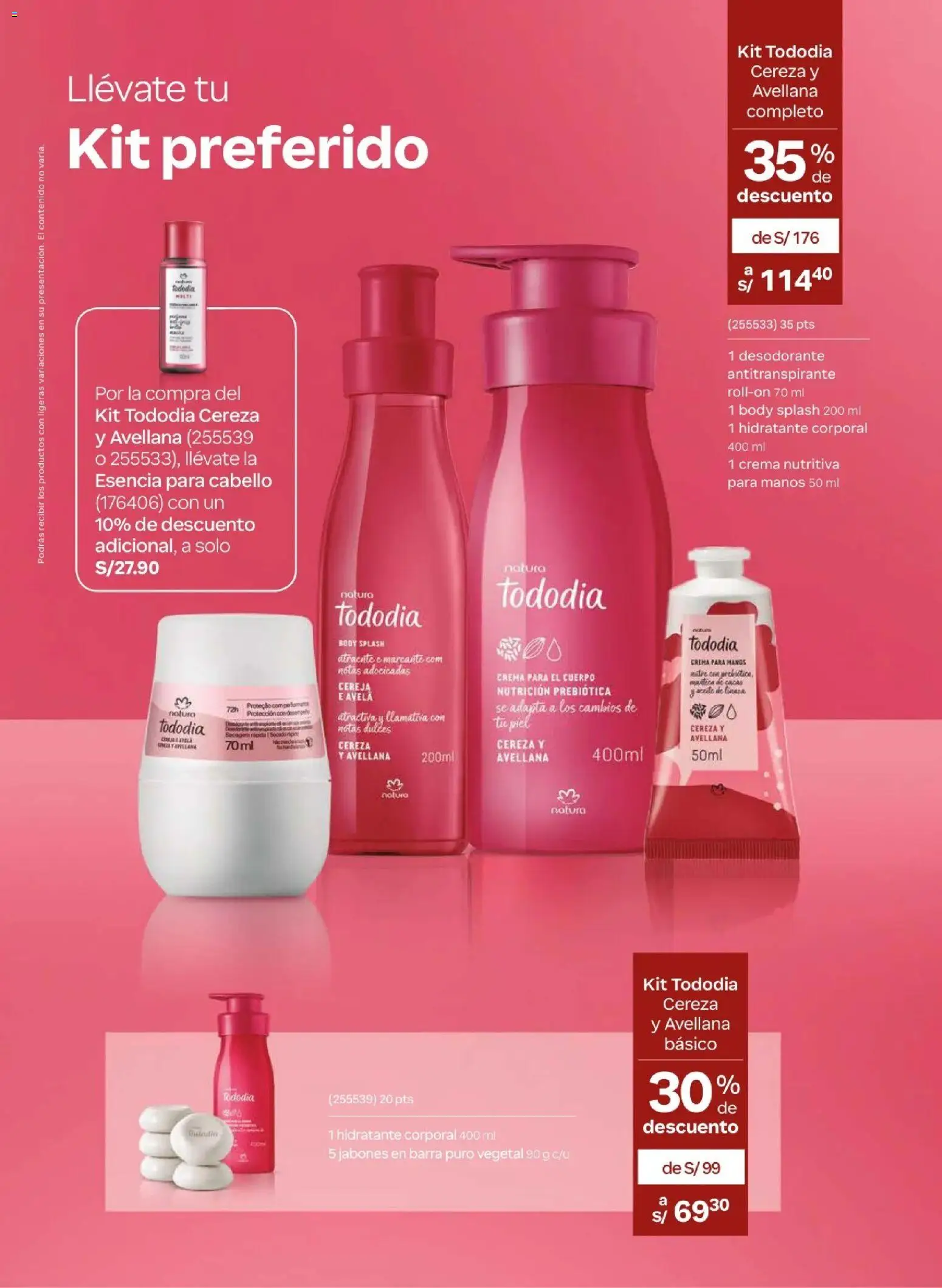 Catálogo Natura válido desde 05.05.2026 | Página: 109 | Productos: Desodorante, Antitranspirante, Aceite, Crema