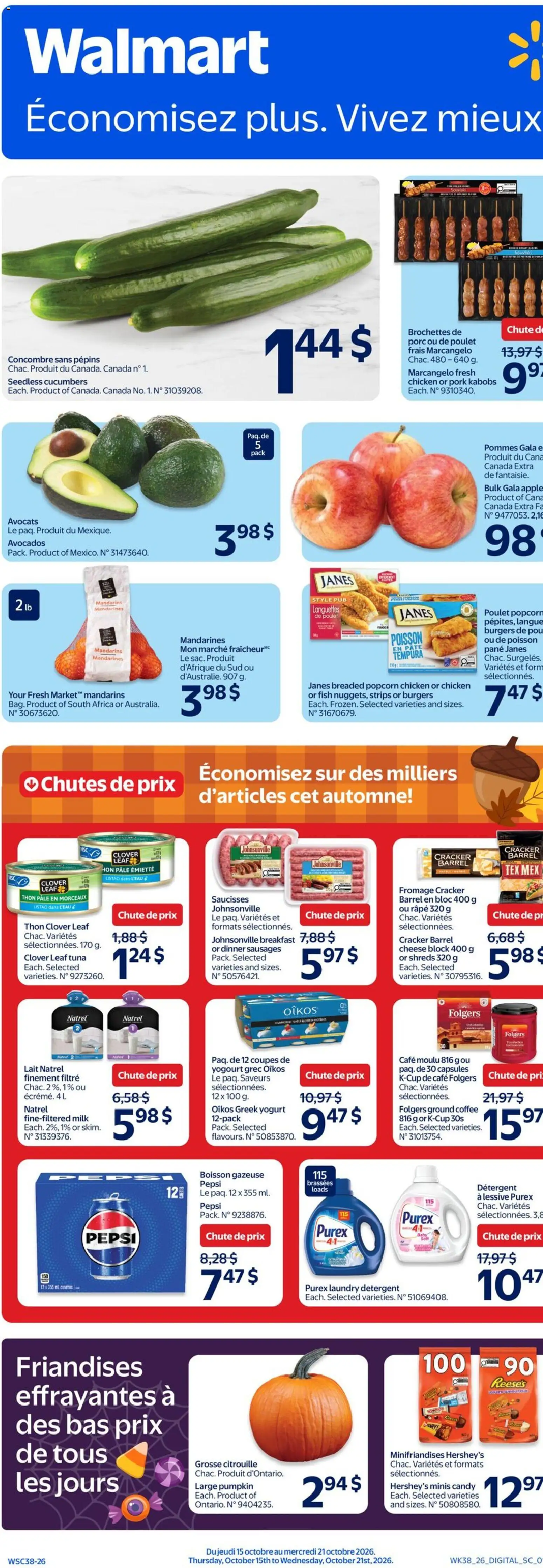 Walmart flyer valid from Oct 15, 2026 | Page: 1