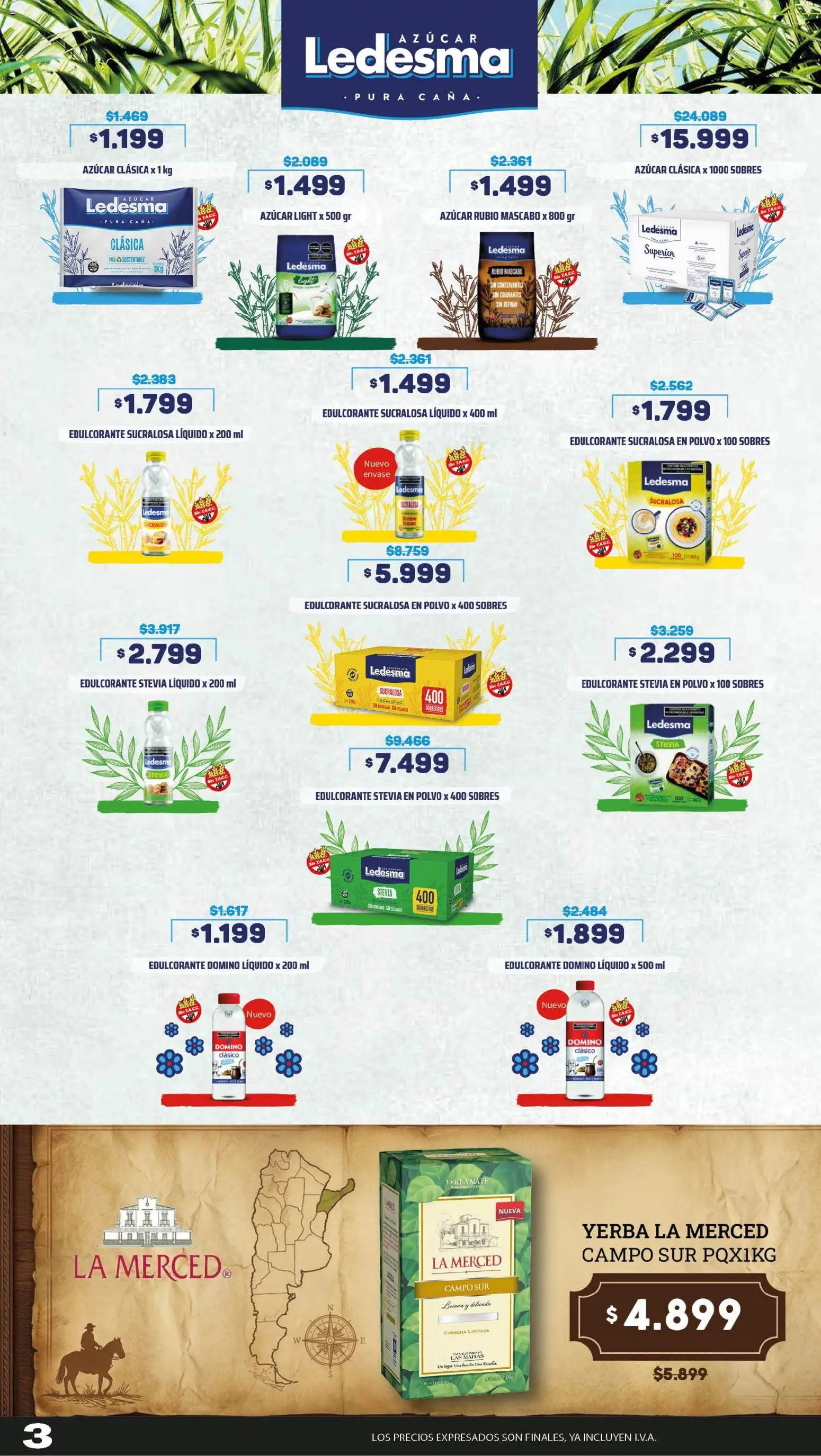 Makro ofertas │ válido desde el 13/08/2026 | Página: 3 | Productos: Mate, Azucar, Polvo, Edulcorante