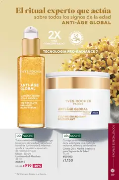 Vista previa de Yves Rocher campaña 9 2026, nuevo folleto de la tienda, válido en México a partir del 23.06.2026 | Página: 93 | Productos: Serum, Crema, Sobre