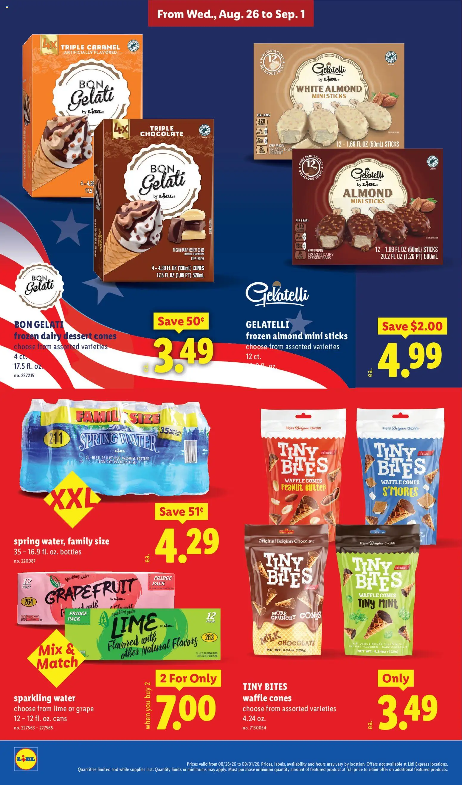 Lidl Weekly Ad - valid from 08/26/2026 | Page: 14 | Products: Milk, Chocolate, Dessert, Lime