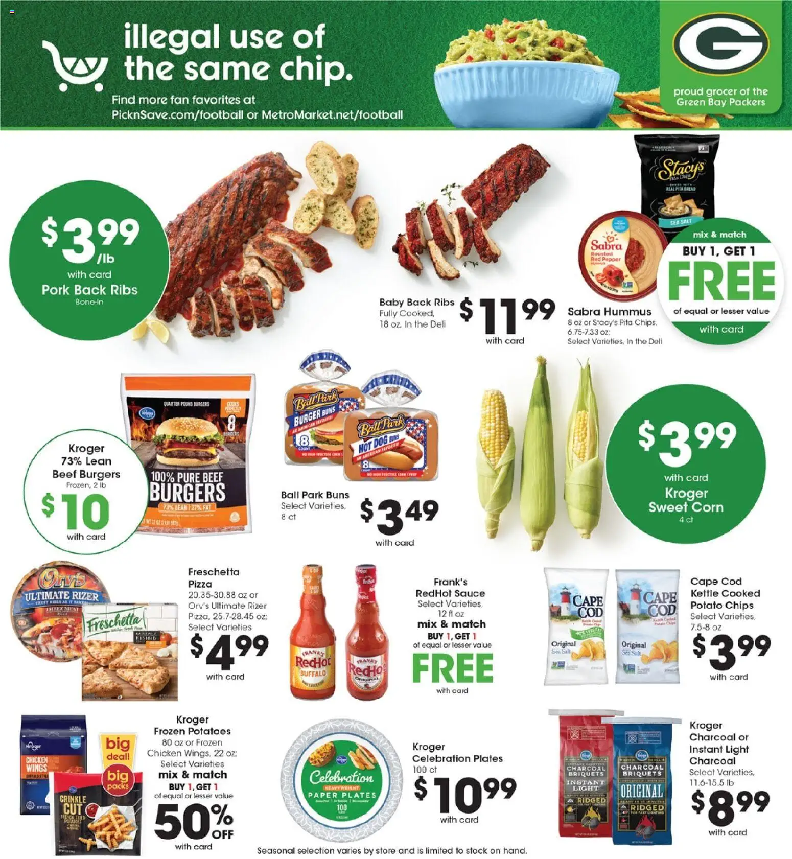 Pick ‘n Save Weekly Ad - valid from 09/23/2026 | Page: 6 | Products: Pita bread, Chips, Salt, Paper plates