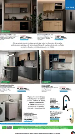 Homecenter catálogo -  Vista previa de la revista de la tienda Homecenter valido desde el 15/07/2026 | Página: 12 | Productos: Agua, Banco, Cocina, Mesón