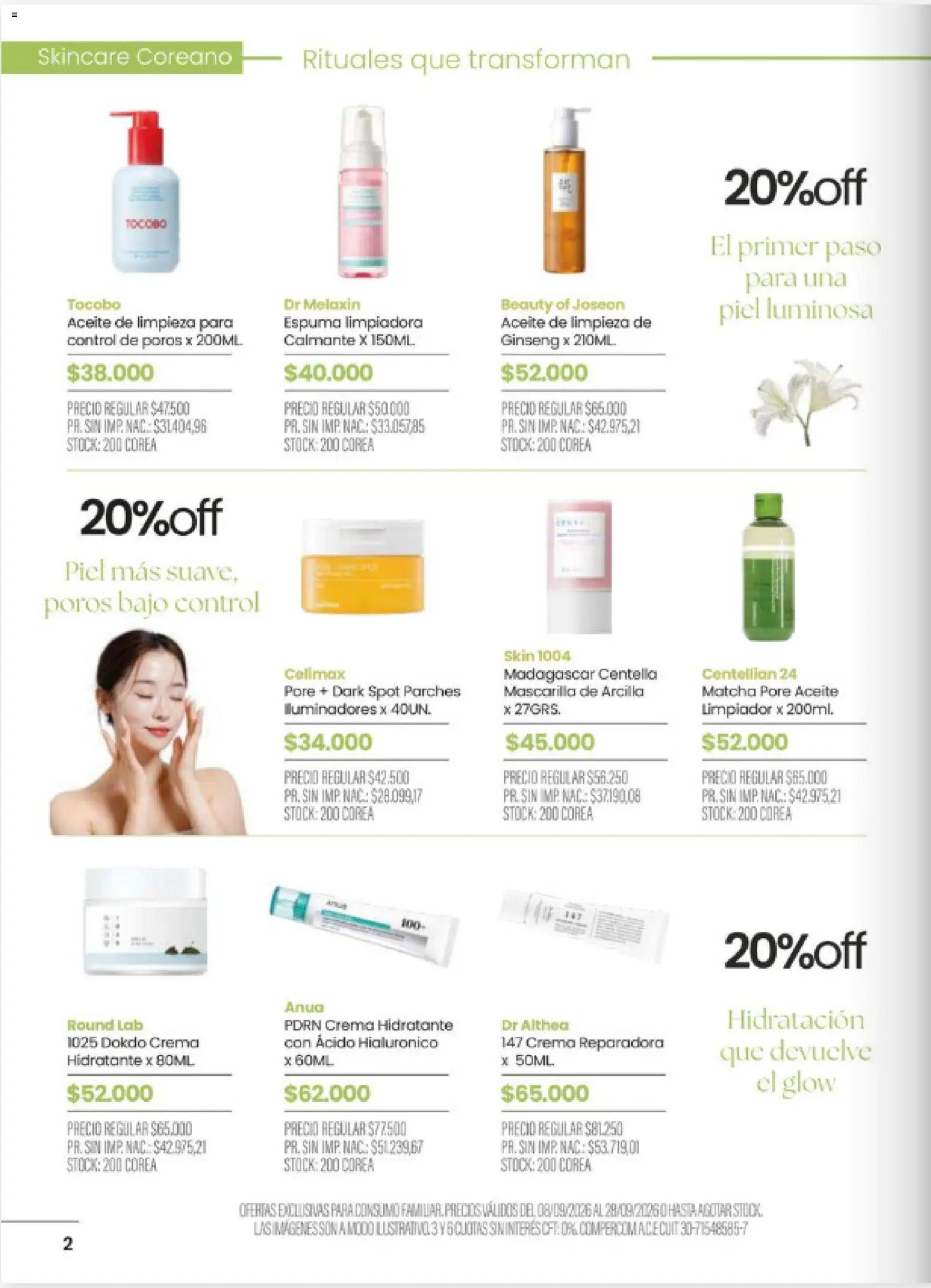 Pigmento - Glow De Primavera │ válido desde el 08/09/2026 | Página: 2 | Productos: Mascarilla, Espuma, Limpiador, Crema