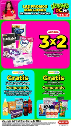 Vista previa de H-E-B folleto, nuevo folleto de la tienda, válido en México a partir del 15.05.2026