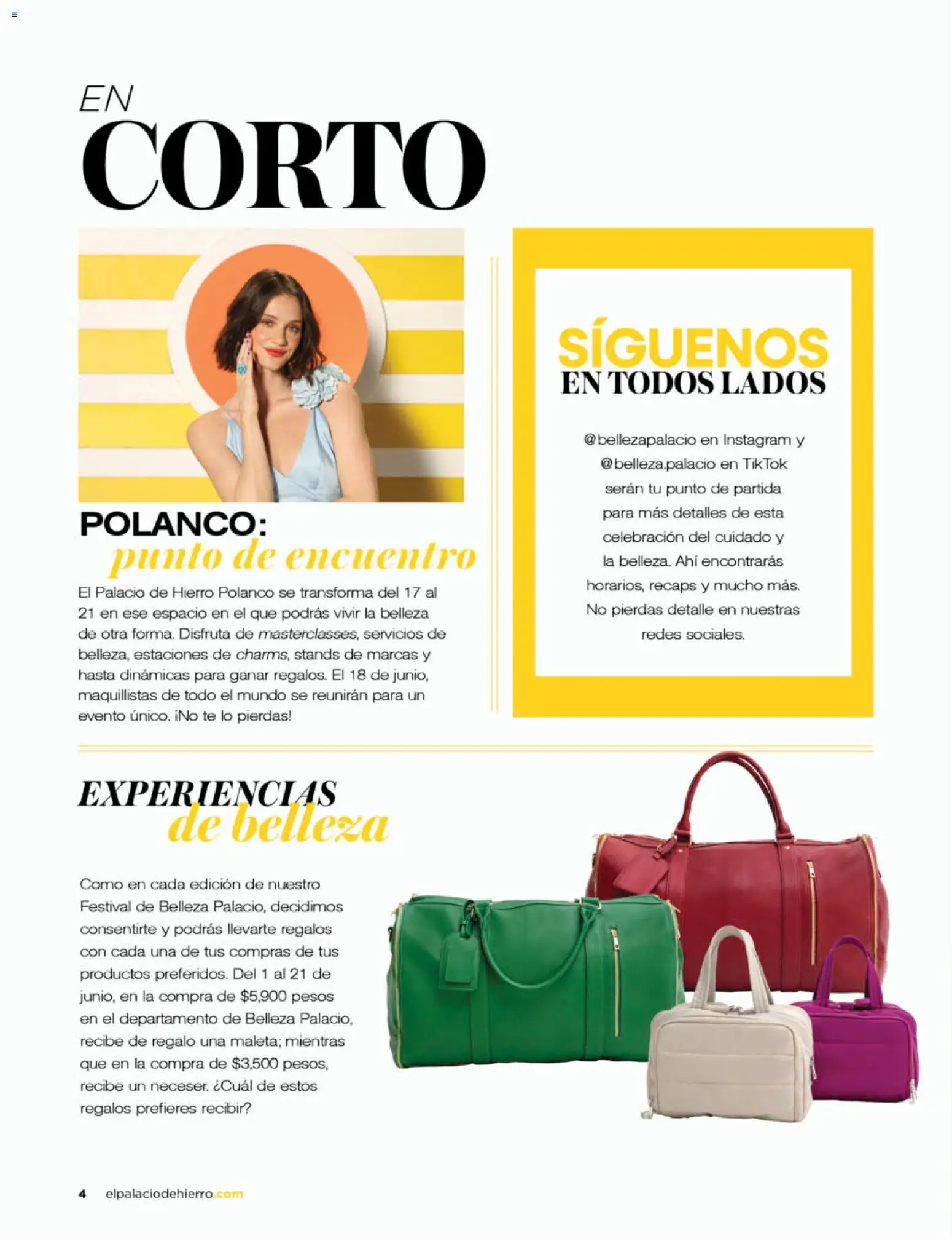 Nuevas ofertas de Palacio De Hierro válidas en toda la República Mexicana desde el 01.06.2026. ¡Encuentra las mejores ofertas en Palacio De Hierro catálogo Festival de belleza! | Página: 6