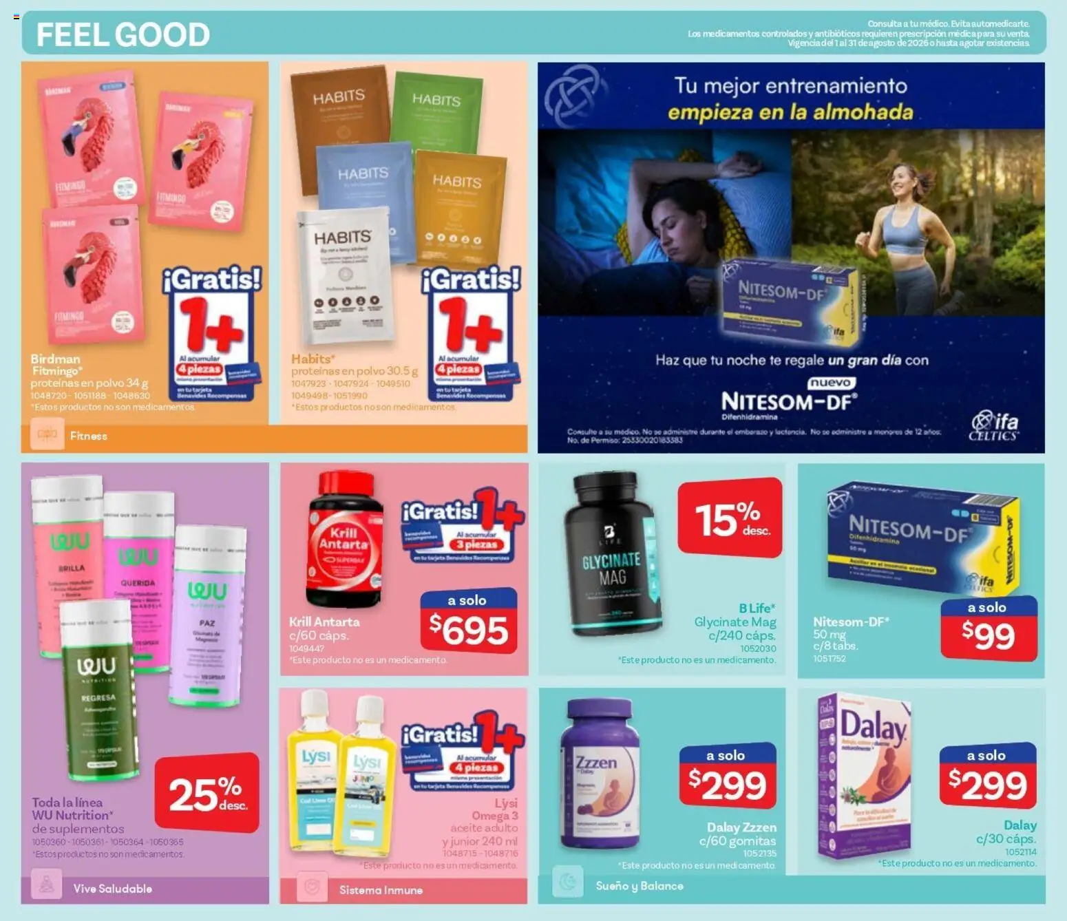 Nuevas ofertas de Farmacia Benavides válidas en toda la República Mexicana desde el 01/08/2026. ¡Encuentra las mejores ofertas en Farmacia Benavides catálogo! | Página: 12