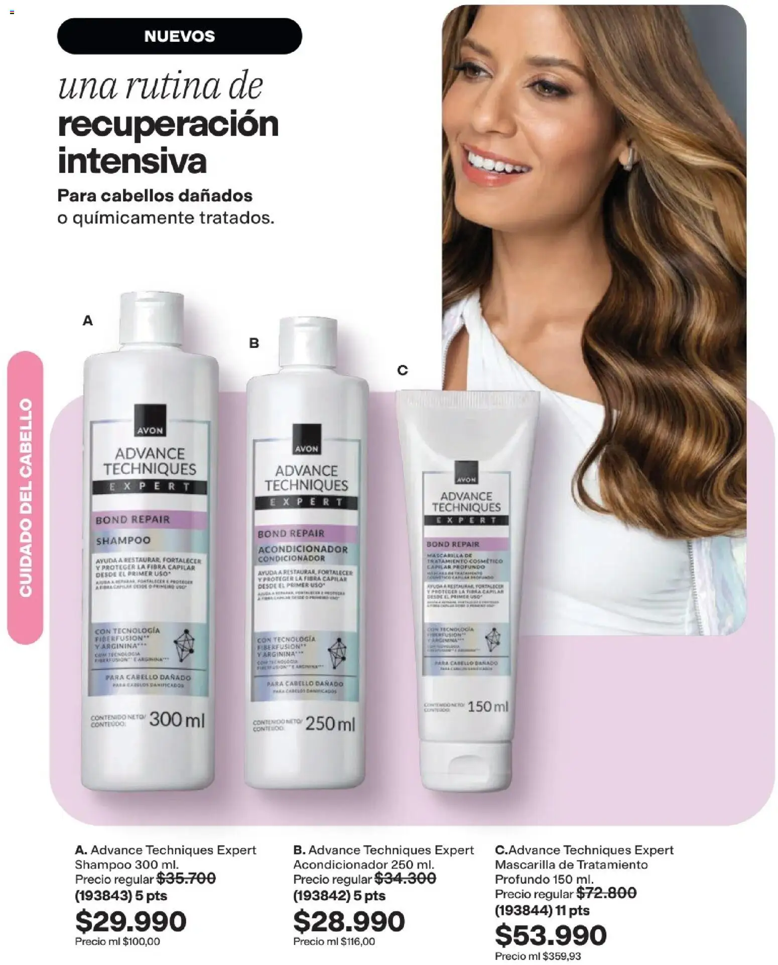 Avon revista - valida desde el 29/07/2026 | Página: 150 | Productos: Shampoo, Mascarilla, Acondicionador