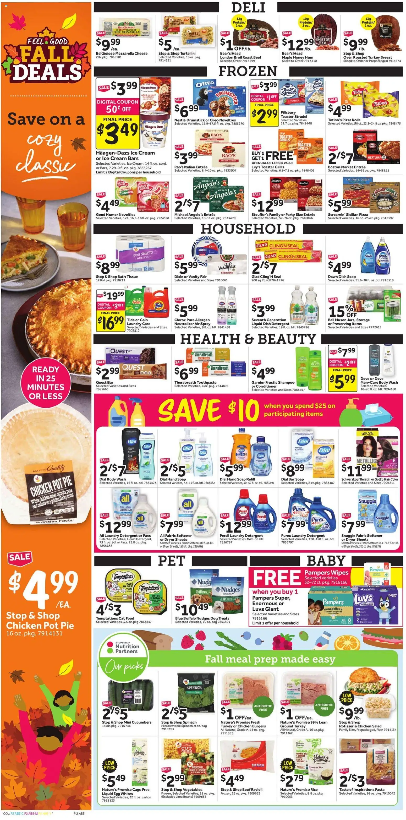 Stop & Shop Weekly Ad - valid from 09/18/2026 | Page: 4 | Products: Hair color, Toothpaste, Fabric softener, Ice