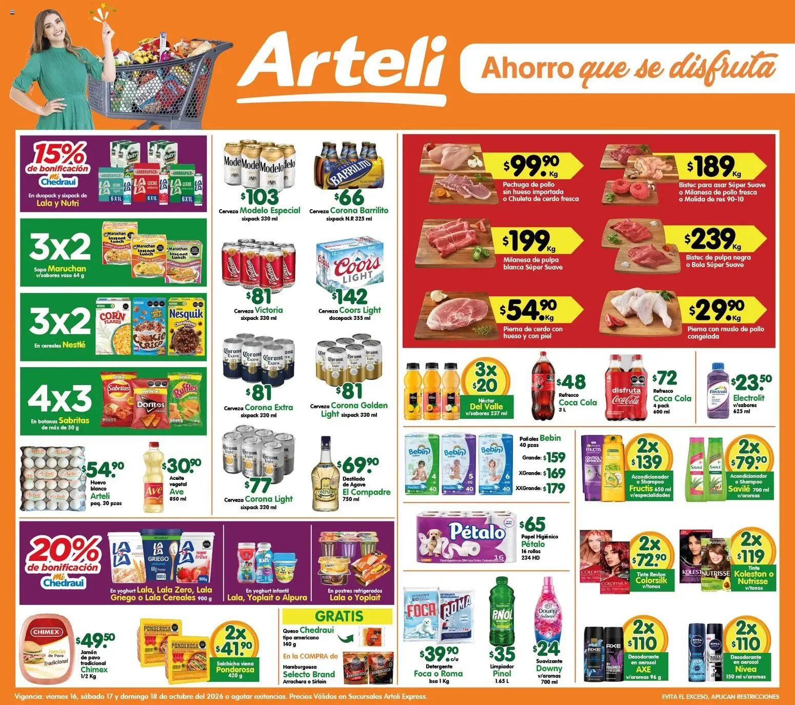 Nuevas ofertas de Arteli válidas en toda la República Mexicana desde el 16/10/2026. ¡Encuentra las mejores ofertas en Arteli folleto Express! | Página: 1